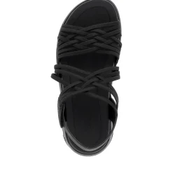 Discount Rieker Damskie Sandaly Trekkingowe Midnight Black