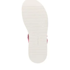 Hot Rieker Damskie Sandaly Z Paskami W Kolorze Magenta