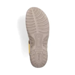 Discount Rieker Damskie Sandaly Z Paskami W Kolorze Cytrynowozoltym