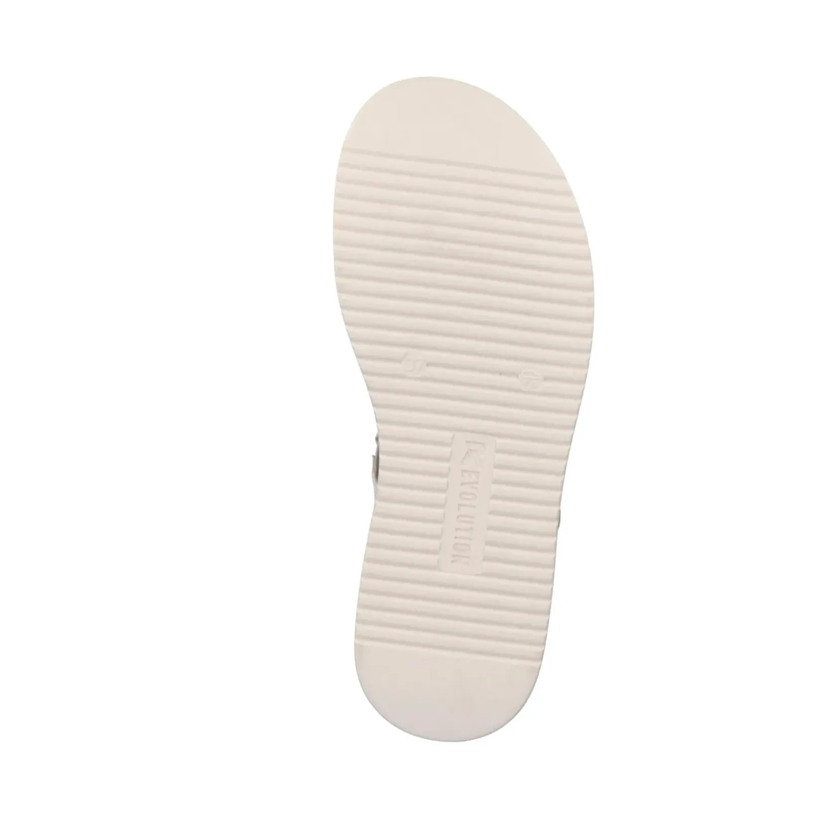Online Rieker Damskie Sandaly Z Paskami W Kolorze Brilliant White