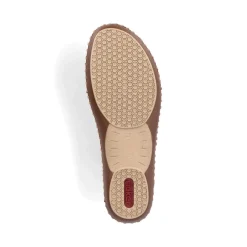 Fashion Rieker Damskie Sandaly Z Paskami W Kolorze Blekitno-Orzechowym
