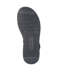 Best Rieker Damskie Sandaly Z Paskami Midnight Black
