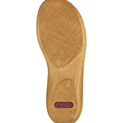 Discount Rieker Damskie Sandaly Z Paskami W Kolorze Blekitu Pacyfiku