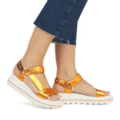 Hot Rieker Damskie Sandaly Z Paskiem Amber