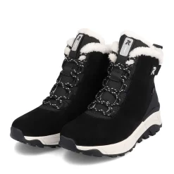 Fashion Rieker Damskie Sznurowane Botki Deep Black Pearl