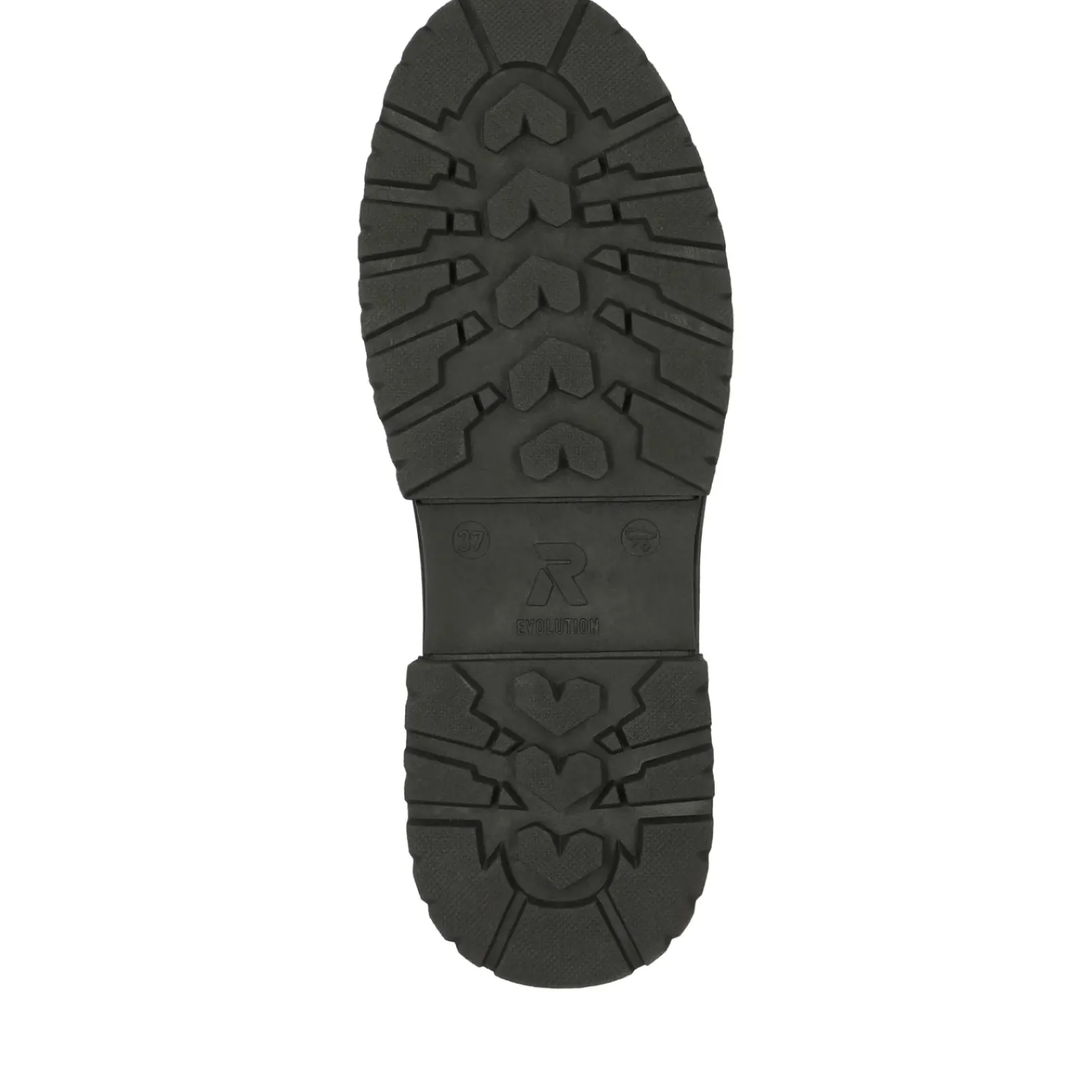 Outlet Rieker Damskie Sznurowane Buty W Kolorze Wojskowej Zieleni I Czerni