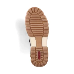 Best Rieker Damskie Sznurowane Buty W Kolorze Morskiego Blekitu