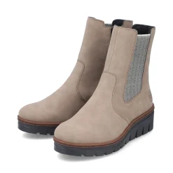 Fashion Rieker Damskie Sznurowane Buty W Kolorze Lupkowo-Niebieskim