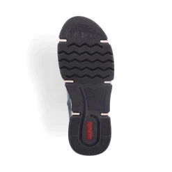 Fashion Rieker Damskie Sznurowane Buty W Kolorze Niebiesko-Niebieskim