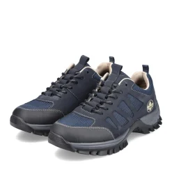 Clearance Rieker Damskie Sznurowane Buty W Kolorze Oceanicznego Blekitu
