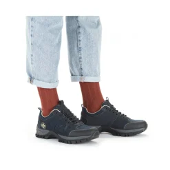 Clearance Rieker Damskie Sznurowane Buty W Kolorze Oceanicznego Blekitu