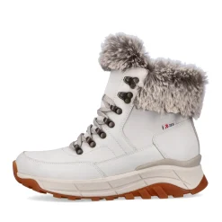 Discount Rieker Damskie Sznurowane Buty Frost White