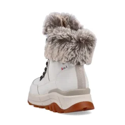 Discount Rieker Damskie Sznurowane Buty Frost White