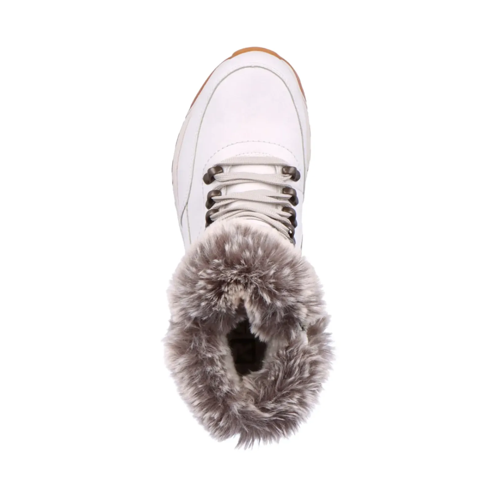 Discount Rieker Damskie Sznurowane Buty Frost White