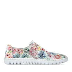 Online Rieker Damskie Sznurowane Buty W Kwiaty