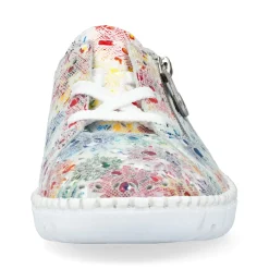 Online Rieker Damskie Sznurowane Buty W Kwiaty