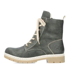 Discount Rieker Damskie Sznurowane Buty W Kolorze Khaki