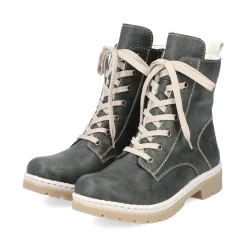Discount Rieker Damskie Sznurowane Buty W Kolorze Khaki