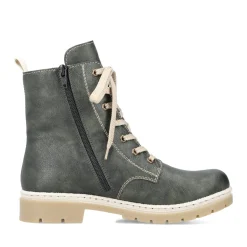 Discount Rieker Damskie Sznurowane Buty W Kolorze Khaki