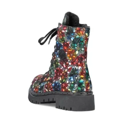 Outlet Rieker Damskie Sznurowane Buty Multi