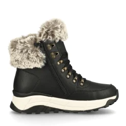 New Rieker Damskie Sznurowane Buty Urban Black