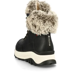 New Rieker Damskie Sznurowane Buty Urban Black