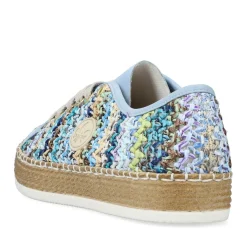 New Rieker Damskie Sznurowane Buty W Kolorze Blekitnego Nieba