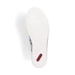 New Rieker Damskie Sznurowane Buty W Kolorze Blekitnego Nieba