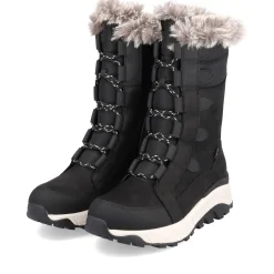 Discount Rieker Damskie Sznurowane Buty Night Black