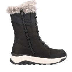 Discount Rieker Damskie Sznurowane Buty Night Black