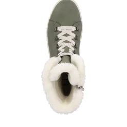 Fashion Rieker Damskie Sznurowane Buty Khaki Snow