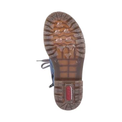 Outlet Rieker Damskie Sznurowane Buty W Kolorze Blekitnym