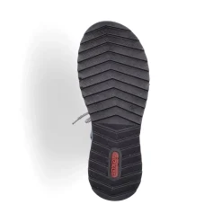 Best Rieker Damskie Sznurowane Buty W Kolorze Niebiesko-Szarym