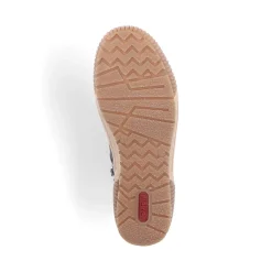 Best Rieker Damskie Sznurowane Buty W Kolorze Ksiezycowej Szarosci
