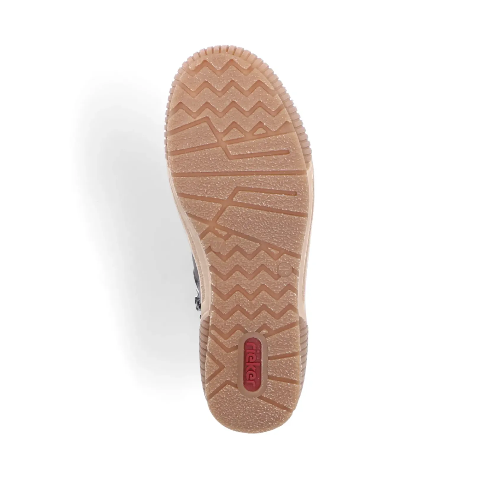 Best Rieker Damskie Sznurowane Buty W Kolorze Ksiezycowej Szarosci