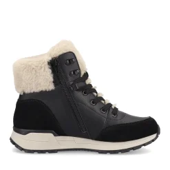 Sale Rieker Damskie Sznurowane Buty Midnight-Black Stone-Grey