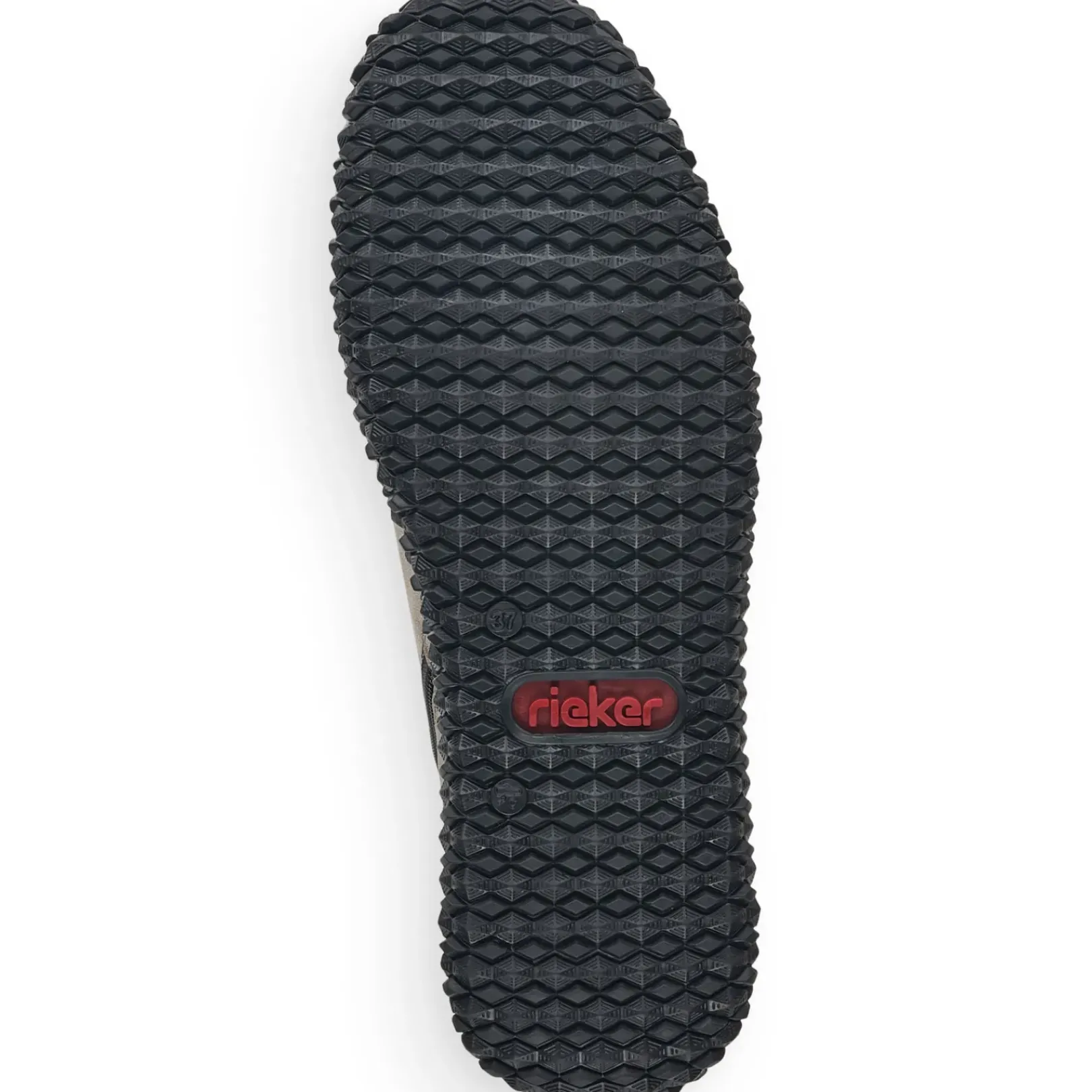 Sale Rieker Damskie Sznurowane Buty W Kolorze Platynowo-Szarym
