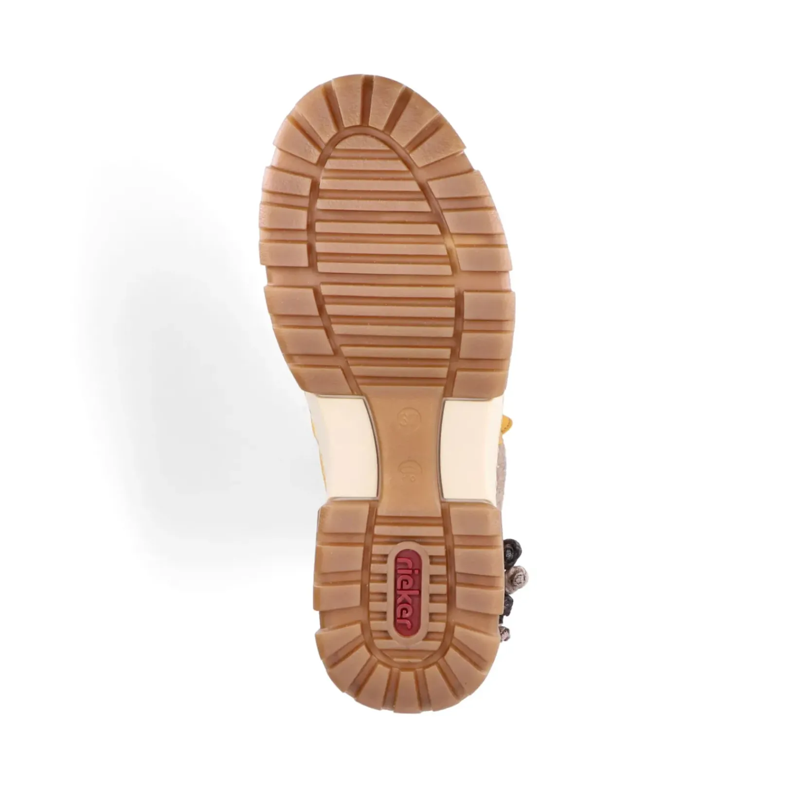 Discount Rieker Damskie Sznurowane Buty W Kolorze Slonecznikowo-Zoltym