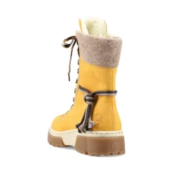 Discount Rieker Damskie Sznurowane Buty W Kolorze Slonecznikowo-Zoltym