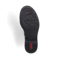 Clearance Rieker Damskie Sznurowane Buty , Asfaltowe, Czarne