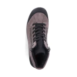 New Rieker Damskie Sznurowane Buty W Kolorze Stalowoszarym