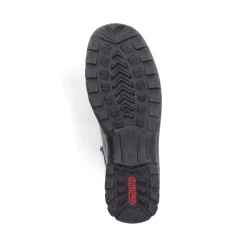 New Rieker Damskie Sznurowane Buty W Kolorze Stalowoszarym