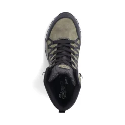 New Rieker Damskie Sznurowane Buty W Kolorze Khaki