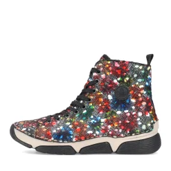 Fashion Rieker Damskie Sznurowane Buty Multi