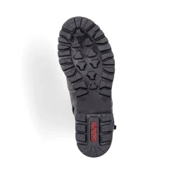 New Rieker Damskie Sznurowane Buty W Kolorze Ksiezycowej Szarosci