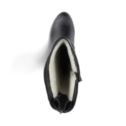 New Rieker Damskie Sznurowane Buty , Asfaltowe, Czarne