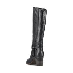 New Rieker Damskie Sznurowane Buty , Asfaltowe, Czarne