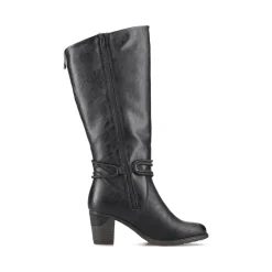 New Rieker Damskie Sznurowane Buty , Asfaltowe, Czarne
