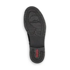 Discount Rieker Damskie Sznurowane Buty , Asfaltowe, Czarne