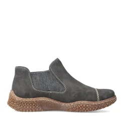 Discount Rieker Damskie Sztyblety W Kolorze Antracytowym